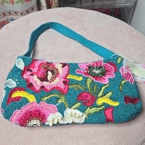 NWT India Beaded Bag